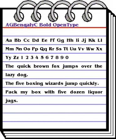 AGBengalyC Bold animated font preview AGBengalyC Bold animated font preview