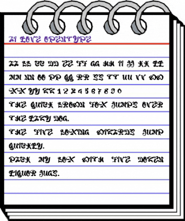 a Ai Love Regular animated font preview a Ai Love Regular animated font preview