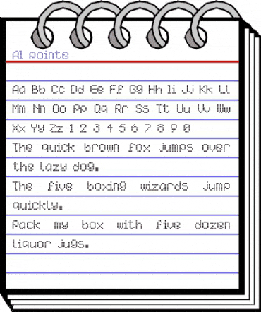 AI pointe Regular animated font preview AI pointe Regular animated font preview