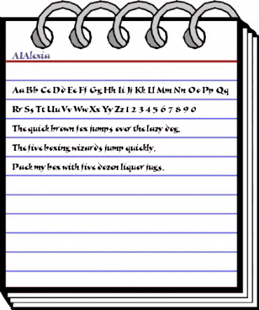 AIAlexia Medium animated font preview AIAlexia Medium animated font preview