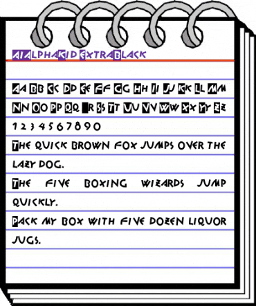 AIAlphaKid Regular animated font preview AIAlphaKid Regular animated font preview