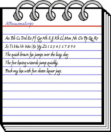AIBouwsmaScript Medium animated font preview AIBouwsmaScript Medium animated font preview