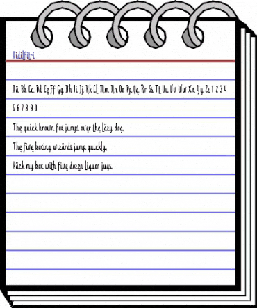 aAidilfitri Regular animated font preview