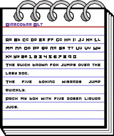 Airacobra Alt Alt animated font preview Airacobra Alt Alt animated font preview