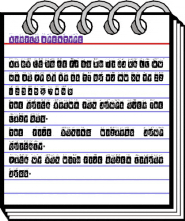 Airflo Regular animated font preview