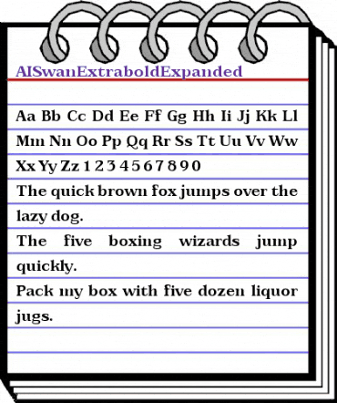 AIS Extrabold Expanded animated font preview AIS Extrabold Expanded animated font preview