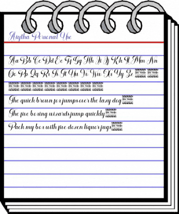Aiytha Personal Use Regular animated font preview Aiytha Personal Use Regular animated font preview