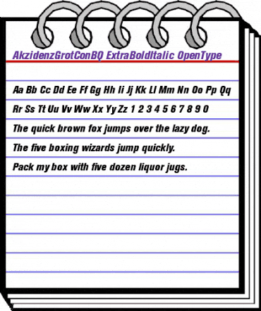 Akzidenz-Grotesk Condensed BQ Regular animated font preview Akzidenz-Grotesk Condensed BQ Regular animated font preview