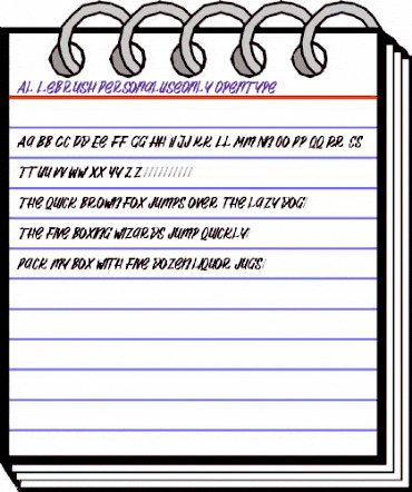 Al_Lebrush_PersonalUseOnly Regular animated font preview Al_Lebrush_PersonalUseOnly Regular animated font preview