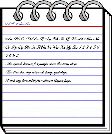 AL Libretto Regular animated font preview AL Libretto Regular animated font preview