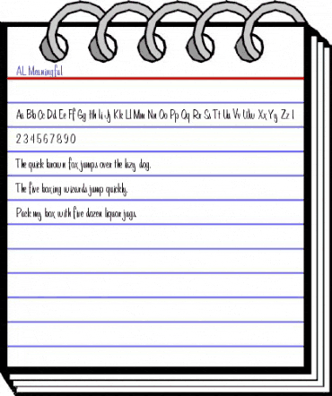 AL Meaningful Regular animated font preview AL Meaningful Regular animated font preview