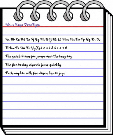 a Alam Raya Regular animated font preview a Alam Raya Regular animated font preview