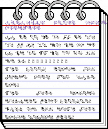 Albanian Olive Monogram 1 Regular animated font preview