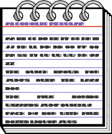 Alcoholic Regular animated font preview Alcoholic Regular animated font preview
