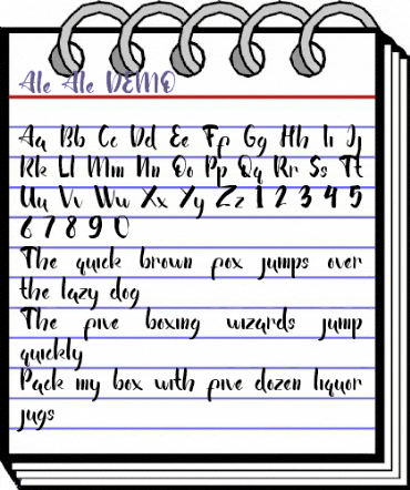 Ale Ale DEMO Regular animated font preview Ale Ale DEMO Regular animated font preview