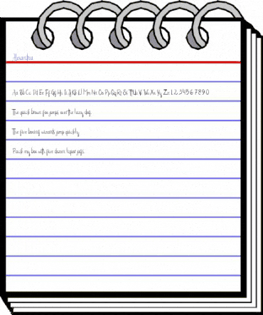 Alexandrea Regular animated font preview