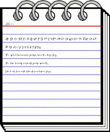 Aliters Regular animated font preview Aliters Regular animated font preview