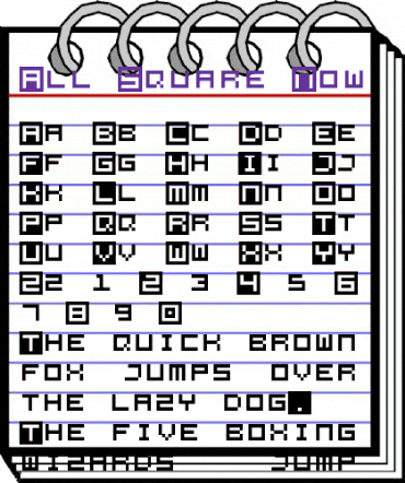 All Square Now Regular animated font preview All Square Now Regular animated font preview