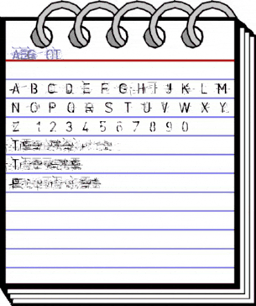 AlliedEngine Greased animated font preview