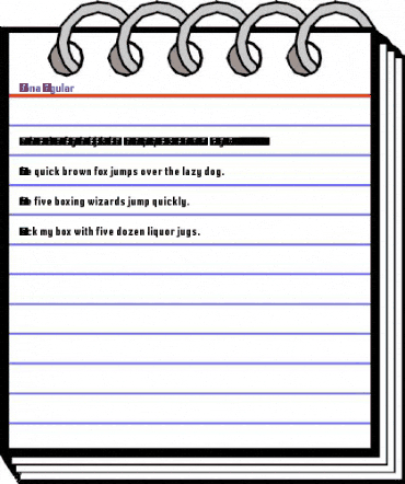 Alona Regular animated font preview