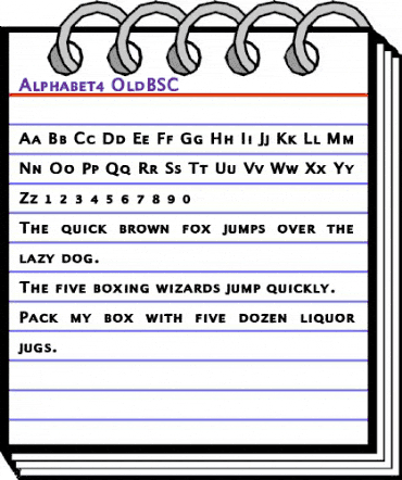 Alphabet4 Regular animated font preview