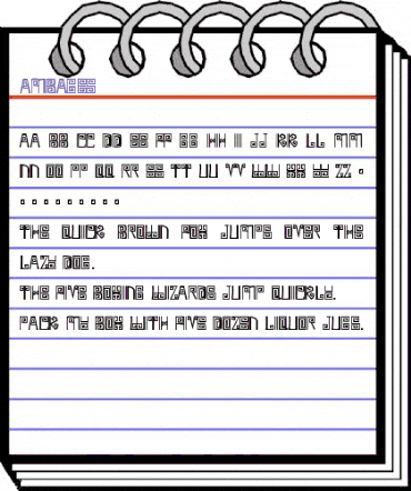 Ambages Regular animated font preview