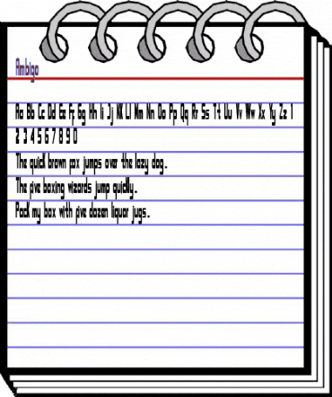 Ambigo Regular animated font preview