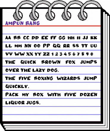 a Ampun Bang Regular animated font preview a Ampun Bang Regular animated font preview
