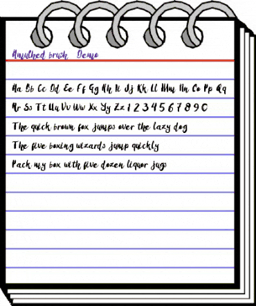 Amulhed Demo Regular animated font preview