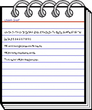 Anabelle Script Bold animated font preview