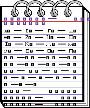 ancient greece Regular animated font preview