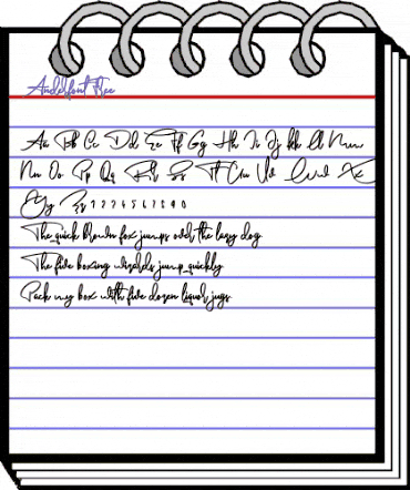 AnderfontFree Regular animated font preview AnderfontFree Regular animated font preview