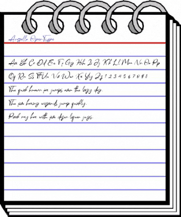 Angello Regular animated font preview