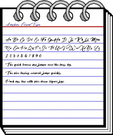 Angelow Regular animated font preview