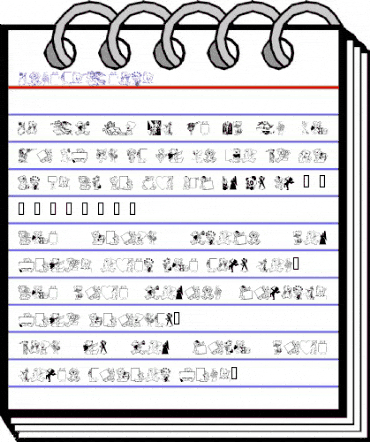 AngelsBears Regular animated font preview