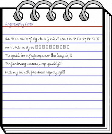 Angemurphy Demo Regular animated font preview