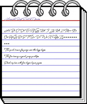 Anggrek by undercoster Regular animated font preview