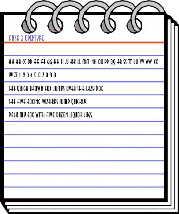 ITC Anna Regular animated font preview ITC Anna Regular animated font preview