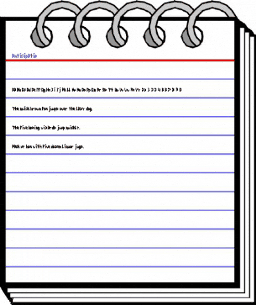 Anticipatio Regular animated font preview