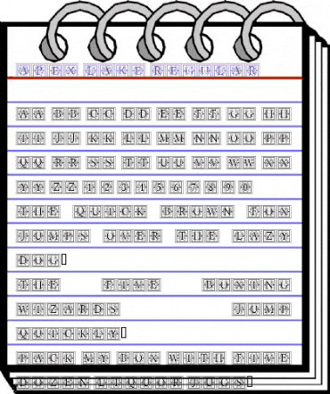 Apex Lake Regular animated font preview Apex Lake Regular animated font preview