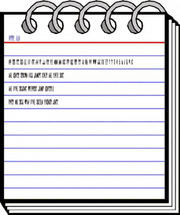 April Ten Regular animated font preview April Ten Regular animated font preview