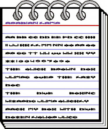 ARABIAN LAMP Regular animated font preview