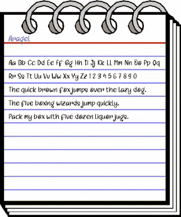 Aragel Regular animated font preview