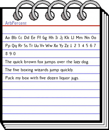 Arb Medium animated font preview