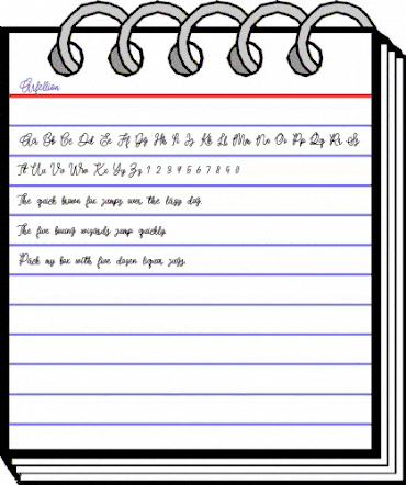 Arfellion Regular animated font preview