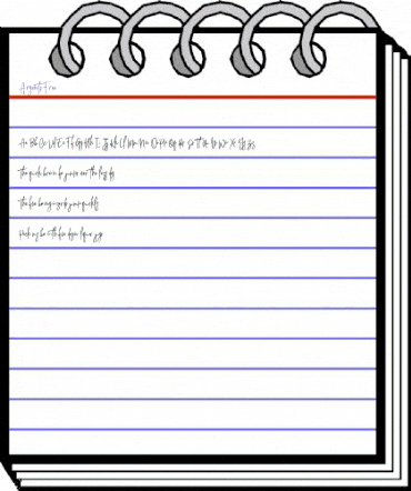 Argents Free Regular animated font preview