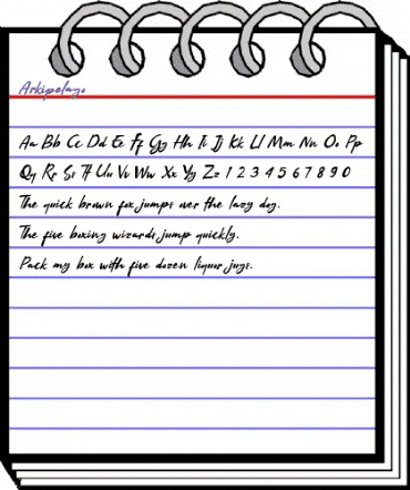 Arkipelago Regular animated font preview