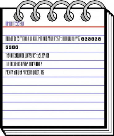 ARMOR FreeVersion Regular animated font preview