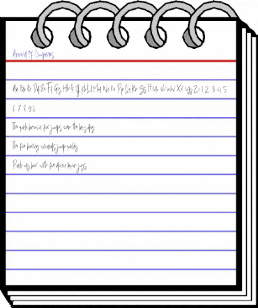 Arrival Of Companies Regular animated font preview