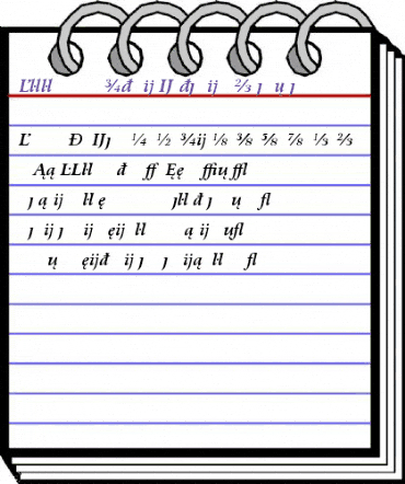Bitstream Arrus Bold Italic Extension animated font preview